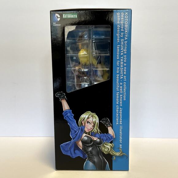 Kotobukiya Bishoujo Black Canary Blue Outfit DC Comics Figure Marvel RARE - Picture 2 of 7